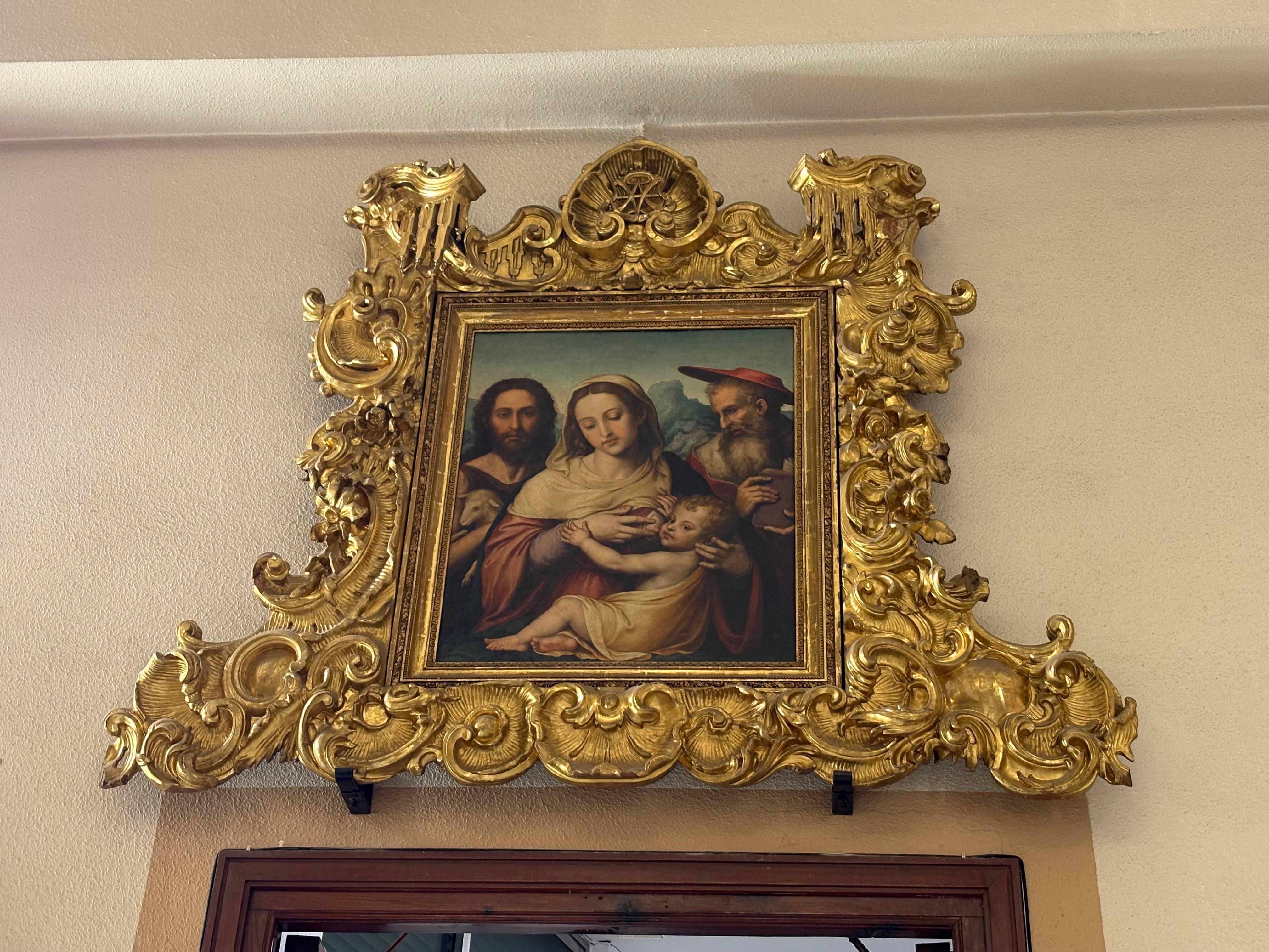 Virgen de la Leche con San Juan Bautista y San Jerónimo