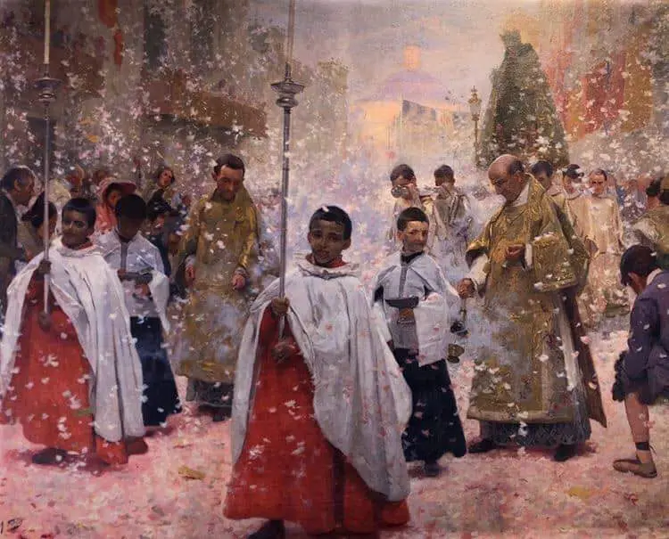 Procesión de la Virgen de los Desamparados
